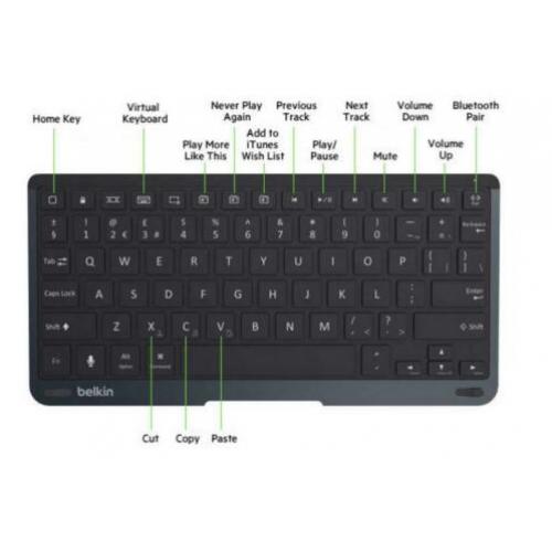 Belkin Qode thin toetsenbord voor ipad air