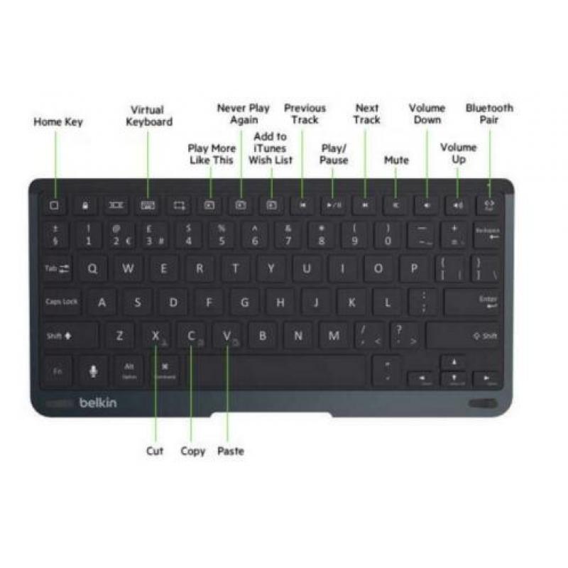Belkin Qode thin toetsenbord voor ipad air
