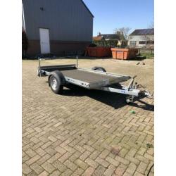 Humbaur autotrailer voor o.a. een Smart Auto