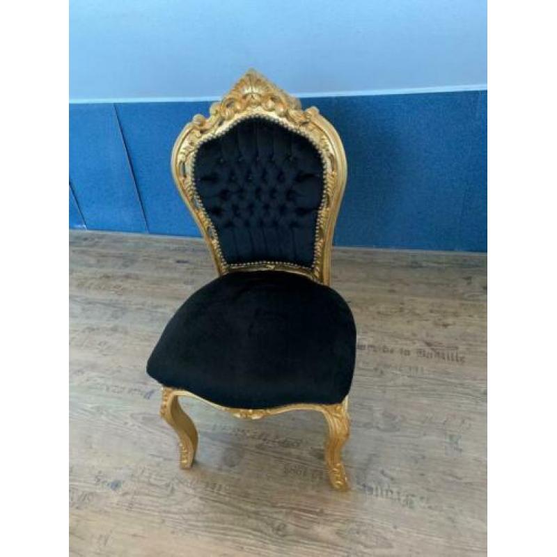 Brocante stoel prinsessen stoel