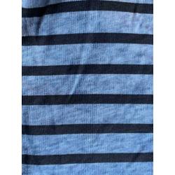 Gstar raw T-shirt blauw-donkerblauw gestreept S