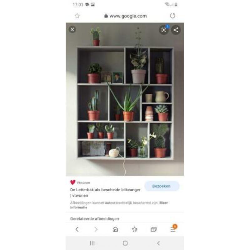 Letterbak XXL hangkast Vtwonen - wit