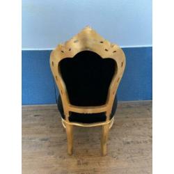 Brocante stoel prinsessen stoel