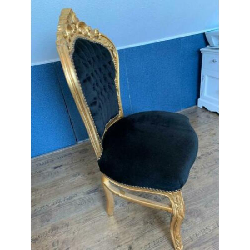 Brocante stoel prinsessen stoel