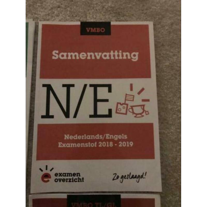 Samenvatting N/E BIO EC en GS VMBO TL Examen