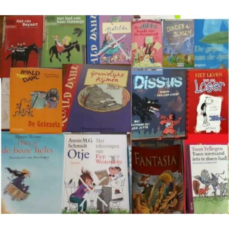 30 x Tonke Dragt, Dissus, Roald Dahl,Imme Dros,Jacques Vrien