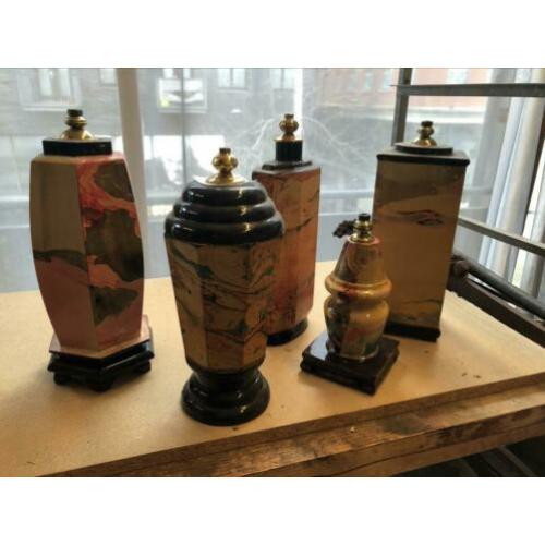 Partij art deco 21 lampen , lampenvoeten oosters China