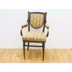 Antiek klassieke brocante stoel fauteuil 79042