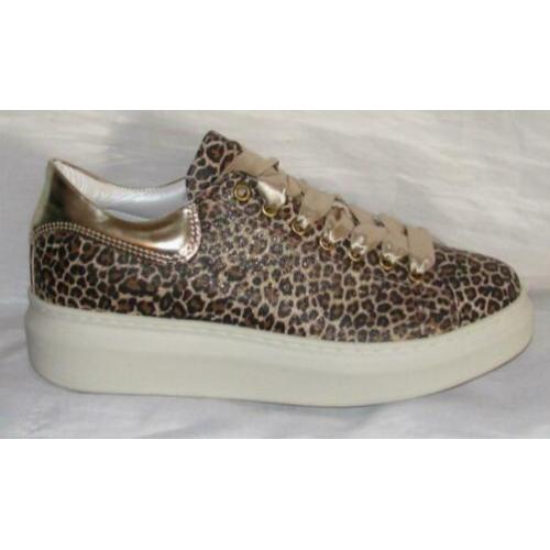 HIP maat 38 chunkysneaker leer cheetahprint gratis verzenden