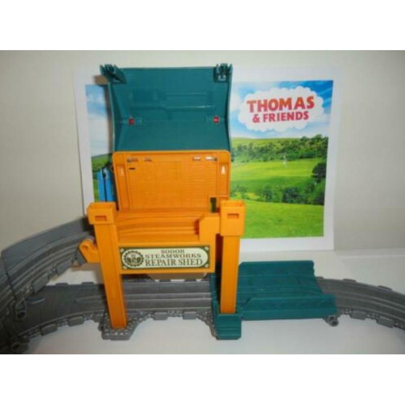 Thomas de Trein Steamworks Repair Shed, Take n Play Series