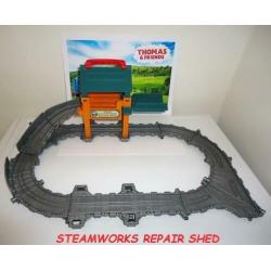 Thomas de Trein Steamworks Repair Shed, Take n Play Series