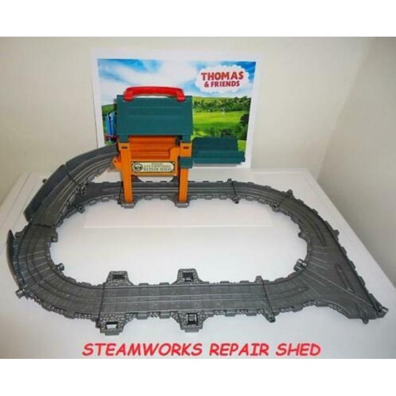 Thomas de Trein Steamworks Repair Shed, Take n Play Series