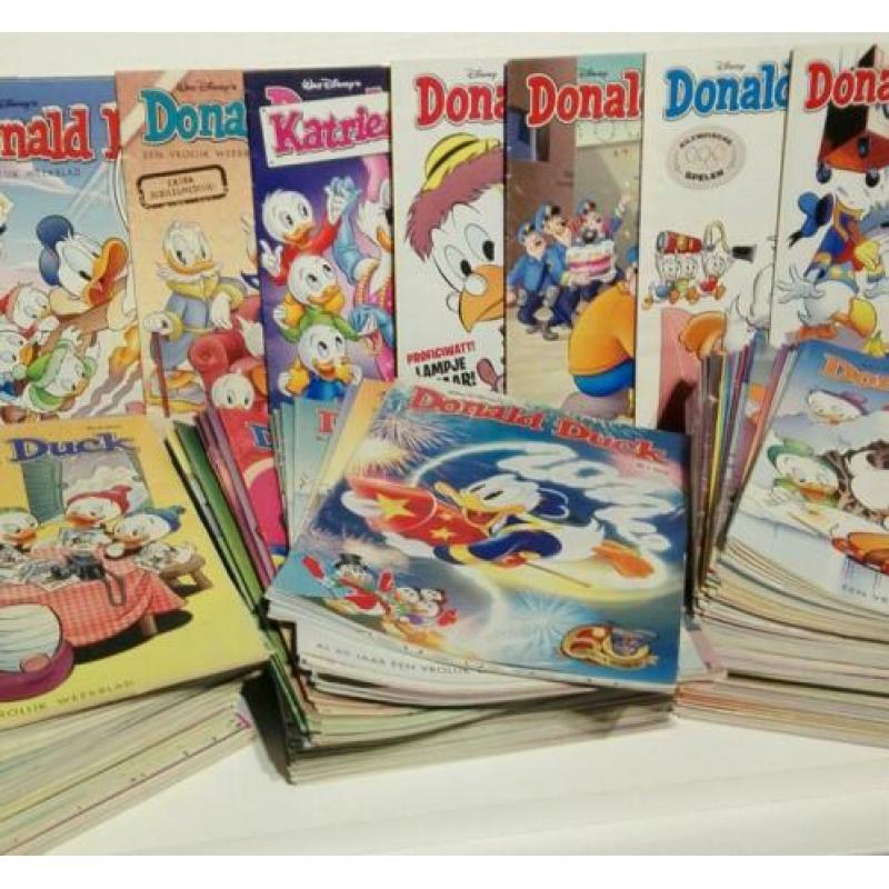 Donald Duck weekbladen jaartallen variëren tussen 2018-1982