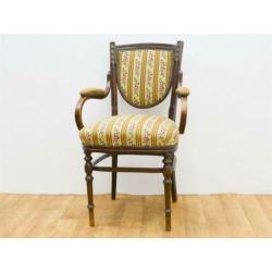 Antiek klassieke brocante stoel fauteuil 79042