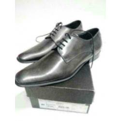 Herenschoenen men james zilver maat 45 nieuw