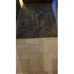 Groot Vloerkleed Lilly bruin/Beige 160x230 hoogpolig