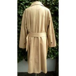 Camel trenchcoat lange jas 46/48 zomerjas trenchcoat zgan