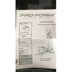 Pro form hometrainer