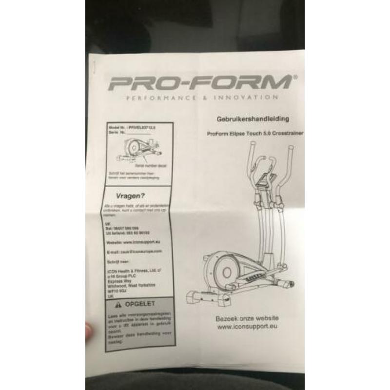 Pro form hometrainer