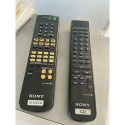 Sony tuner/versterker, receiver, cd wisselaar en DVD speler