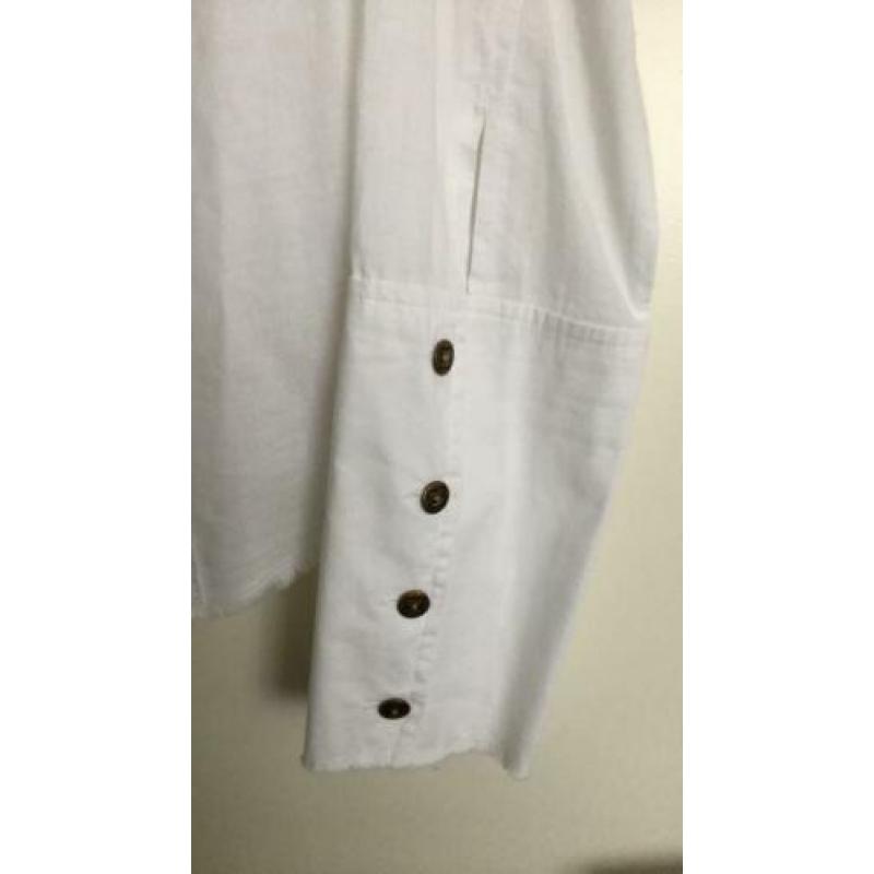 In Nieuwstraat prachtige witte blouse OBJECT maat XL 42