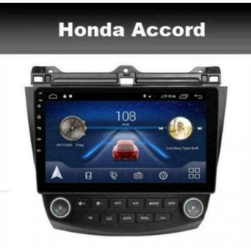 Honda Accord 2003-2007 radio navigatie android 9.0 dab+ wifi