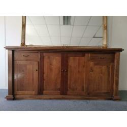 Vintage houten dressoir kast art deco style lades deuren