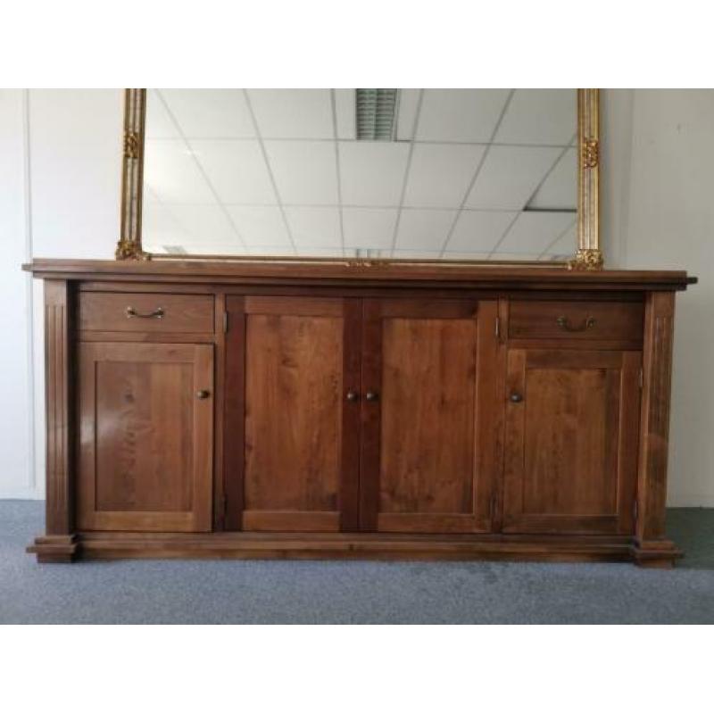 Vintage houten dressoir kast art deco style lades deuren