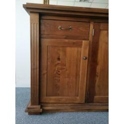 Vintage houten dressoir kast art deco style lades deuren