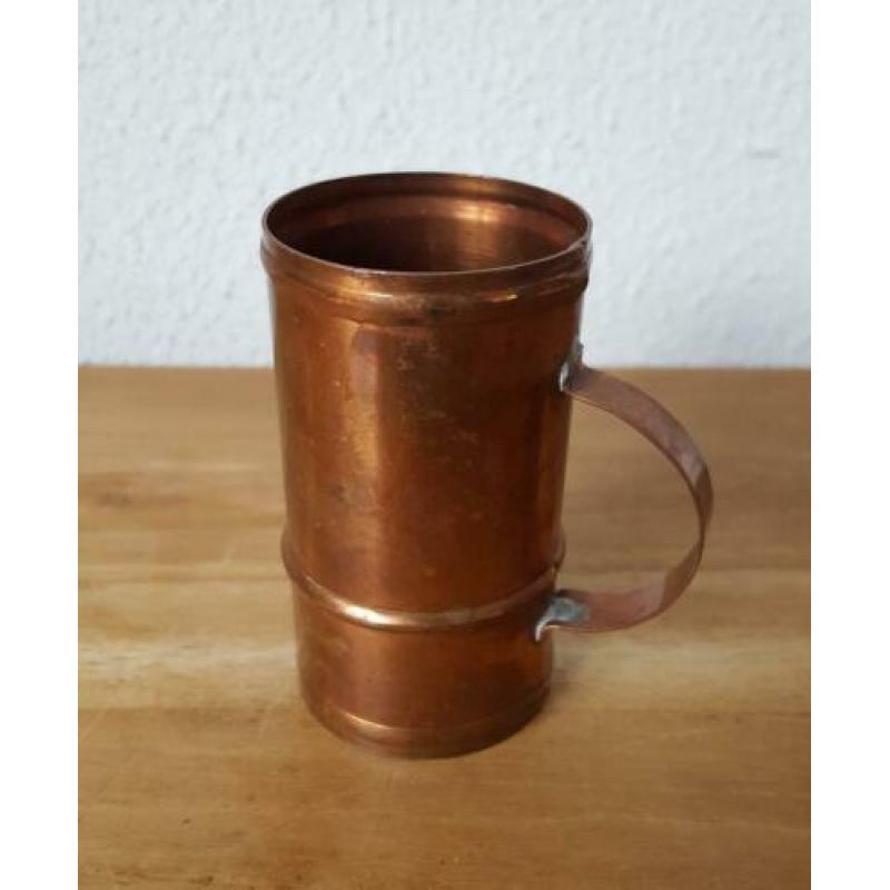 Oud koperen koffieloodje / koffiemaatje