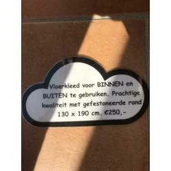 Vloerkleed, buitenkleed, karpet, 130x190 nieuw