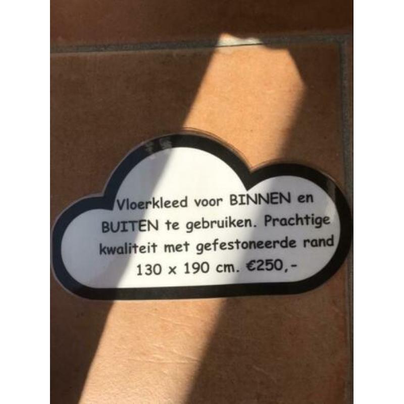 Vloerkleed, buitenkleed, karpet, 130x190 nieuw