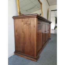 Vintage houten dressoir kast art deco style lades deuren