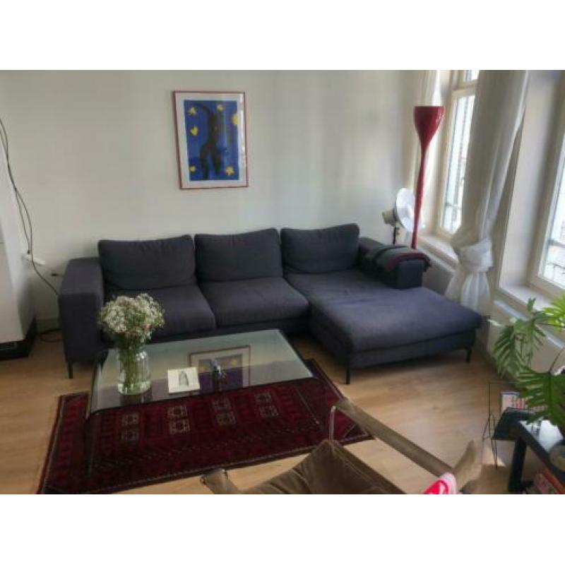 Zeer comfortabele hoekbank 3,5-zits grijs 290x170
