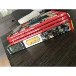 TE KOOP, 4 kookboeken Mijn Little Italy, Jamie Oliver etc.