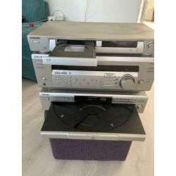 Sony tuner/versterker, receiver, cd wisselaar en DVD speler