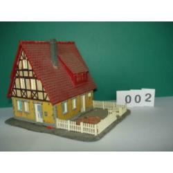 (08) Diverse H0 huisjes en gebouwen van Faller, Kibri, Pola
