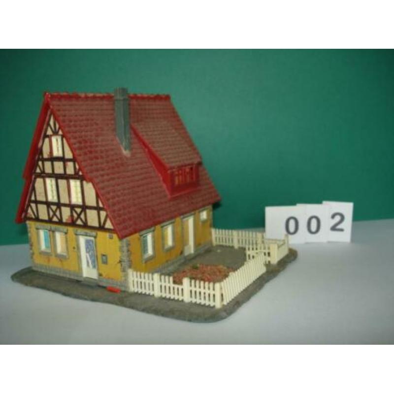 (08) Diverse H0 huisjes en gebouwen van Faller, Kibri, Pola