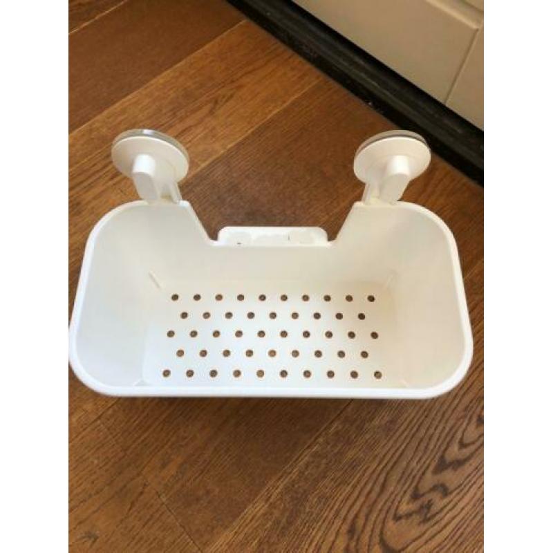 Douchebakje/opbergbakje voor in de douche met zuignappen
