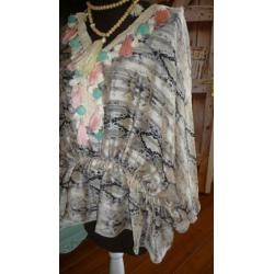 voile tuniek maat 38 40 42 44 46