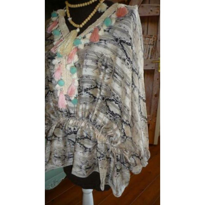 voile tuniek maat 38 40 42 44 46