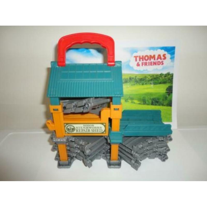 Thomas de Trein Steamworks Repair Shed, Take n Play Series