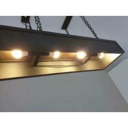 Stoere stalen hanglamp