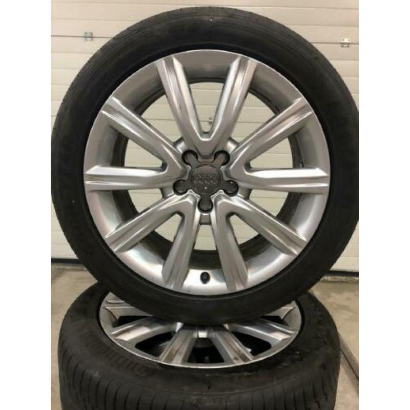 AUDI A6 / AVANT. ORIGINEEL 18” lm velgen met goede zomerband