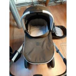Transit kinderwagen bruin/brons