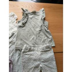 Pomp de lux pakketje maat 86 zgan jurk/shirt/broek