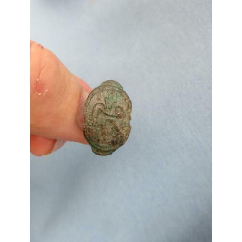 Romeinse zegelring - bodemvondst - ca. 2000 jaar oud
