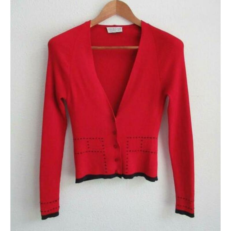 Rood zijde mix vest van Episode Essentials - mt S