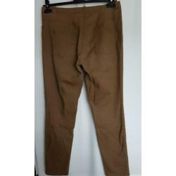 H&M Broek 42/44 Donkerbeige zgan