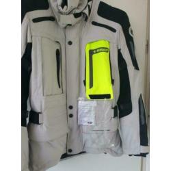 Held motorjas met gele reflectie. Nieuw maat M outlet